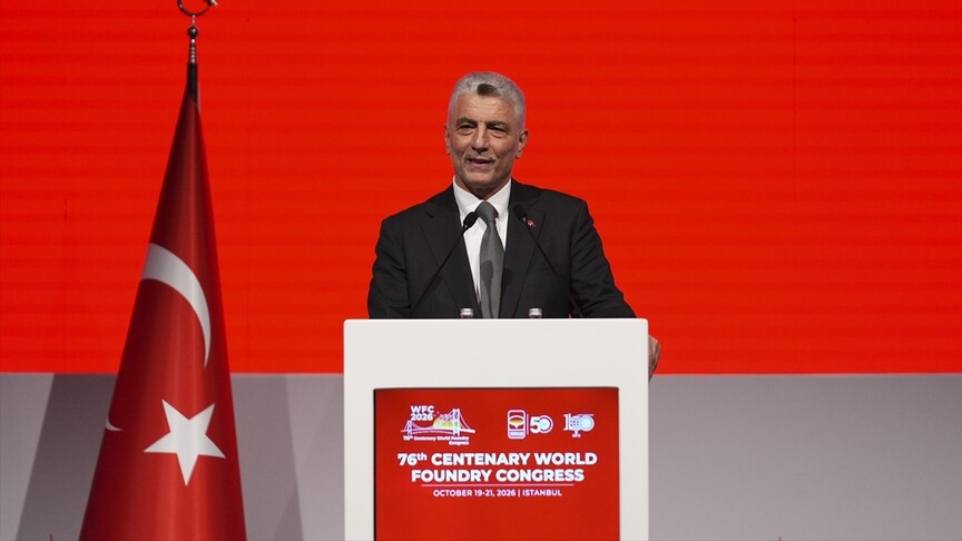 Bakan Bolat: Türkiye'nin döküm sanayisindeki toplam üretimi 2025'te 2 milyon 300 bin ton oldu