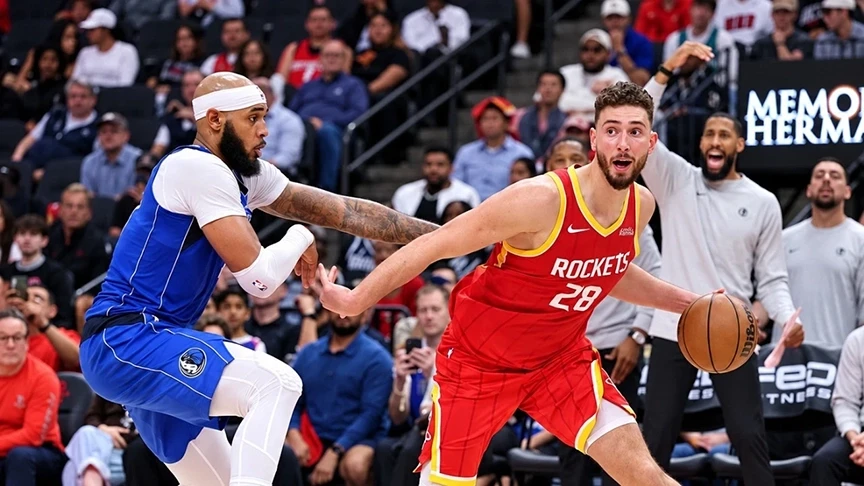 Alperen Şengün, NBA'de sezona "double-double" ile başladı