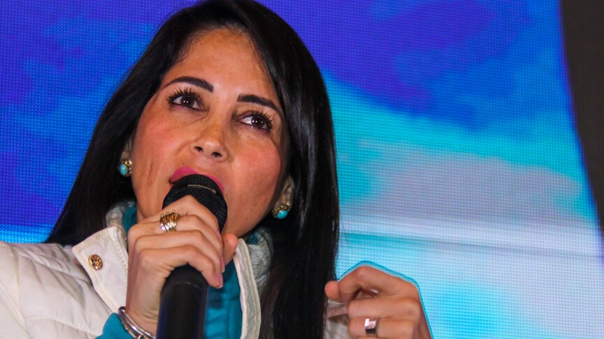 Ecuador's former presidential candidate Luisa Gonzalez accuses Noboa of political persecution
