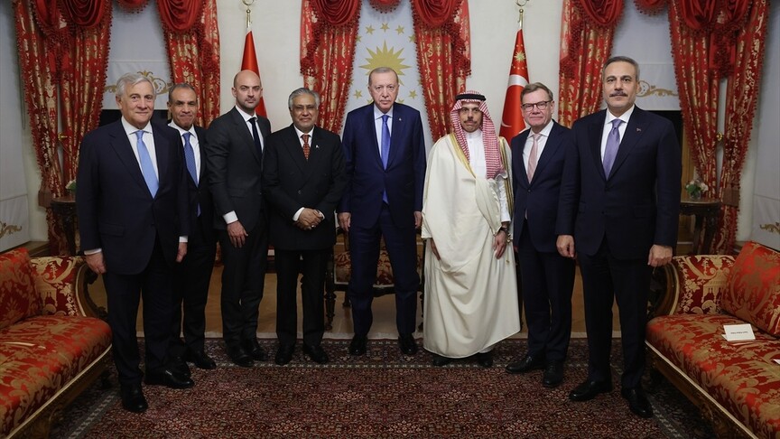 Cumhurbaşkanı Erdoğan, Türkiye'ye gelen bazı ülkelerin dışişleri bakanlarını kabul etti