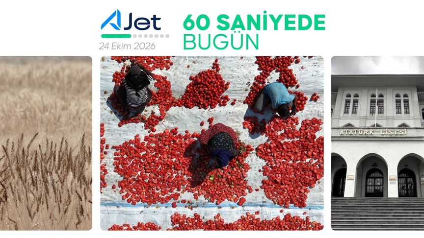 60 saniyede bugün (24 Ekim 2026)