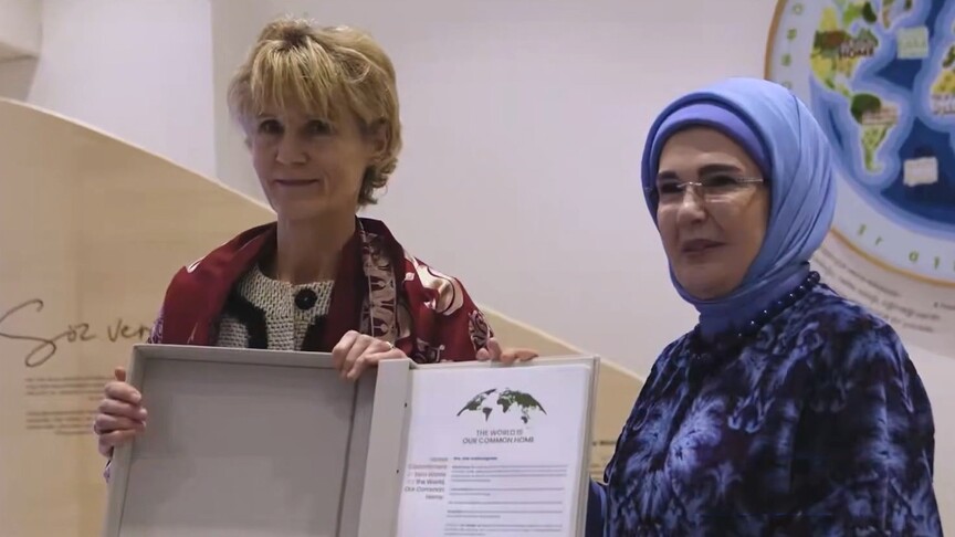 Emine Erdoğan, Kanada Başbakanı'nın eşi Carney ile Sıfır Atık Vakfını ziyaret etti