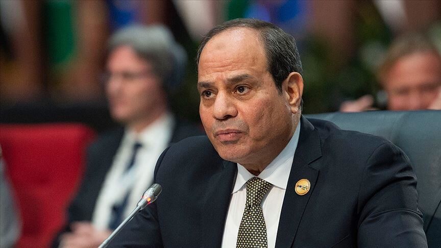 Egyptian president meets UN chief, calls for 'just' settlement of Palestinian issue
