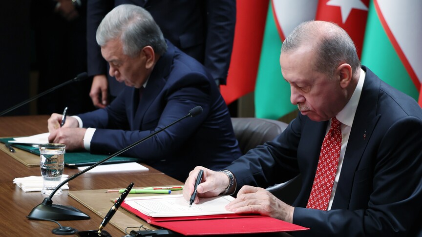 Türkiye ile Özbekistan arasında 5 anlaşma imzalandı