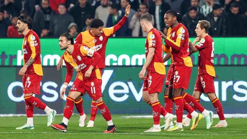 Galatasaray, deplasmanda Konyaspor'u 4-0 mağlup etti