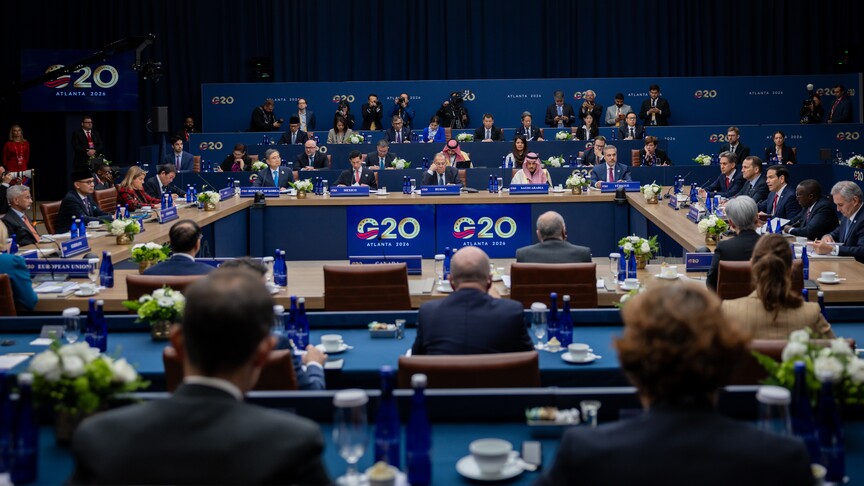 Atlanta'daki G20 Dışişleri Bakanları Toplantısı, aile fotoğrafı çekilmeden başladı