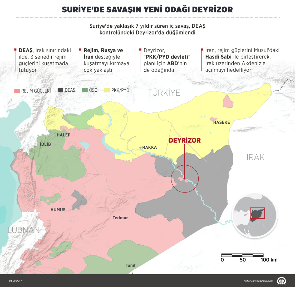 Suriye'de savaşın yeni odağı Deyrizor