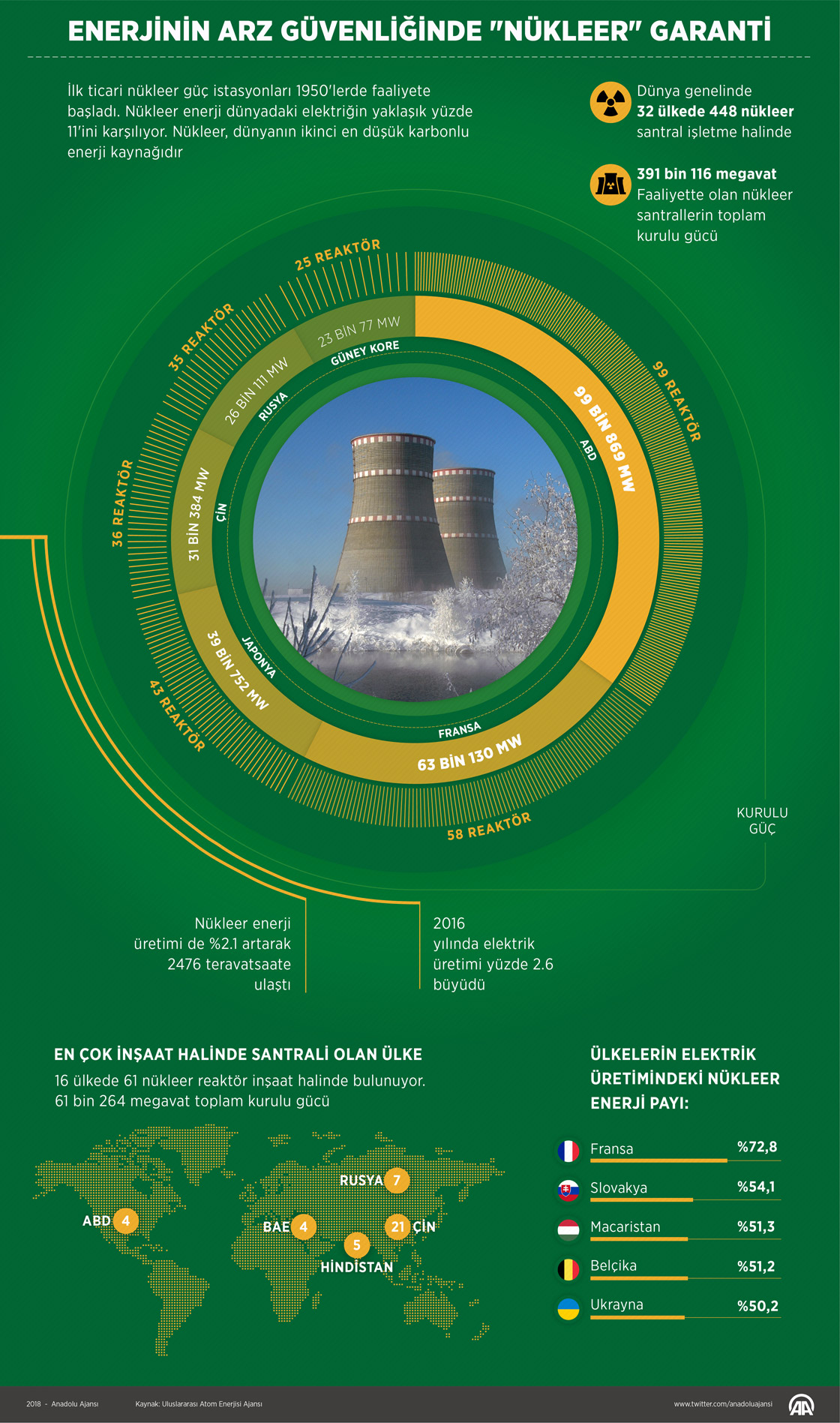 Enerjinin arz güvenliğinde 'nükleer' garanti