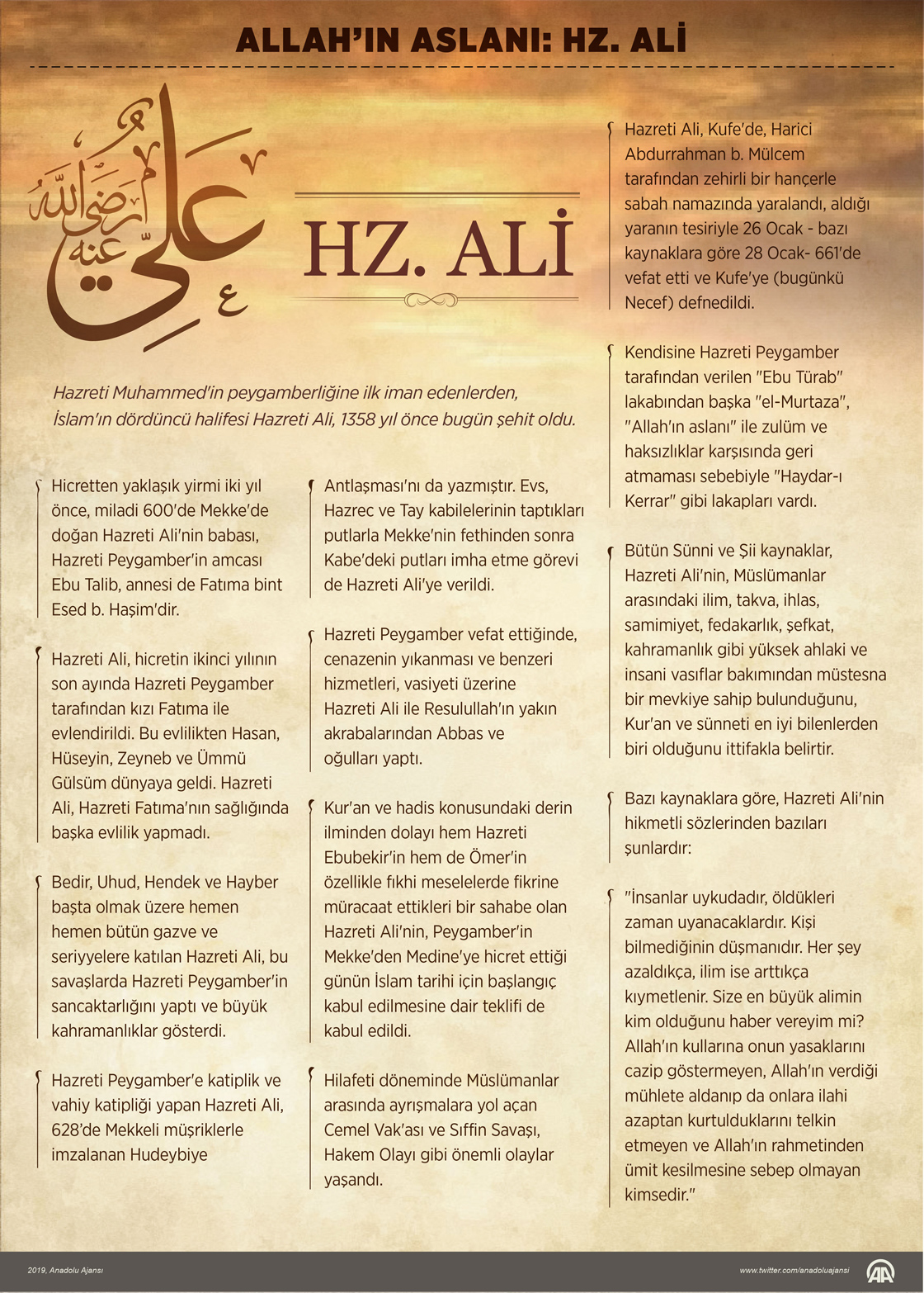 Allah'ın aslanı: Hazreti Ali 