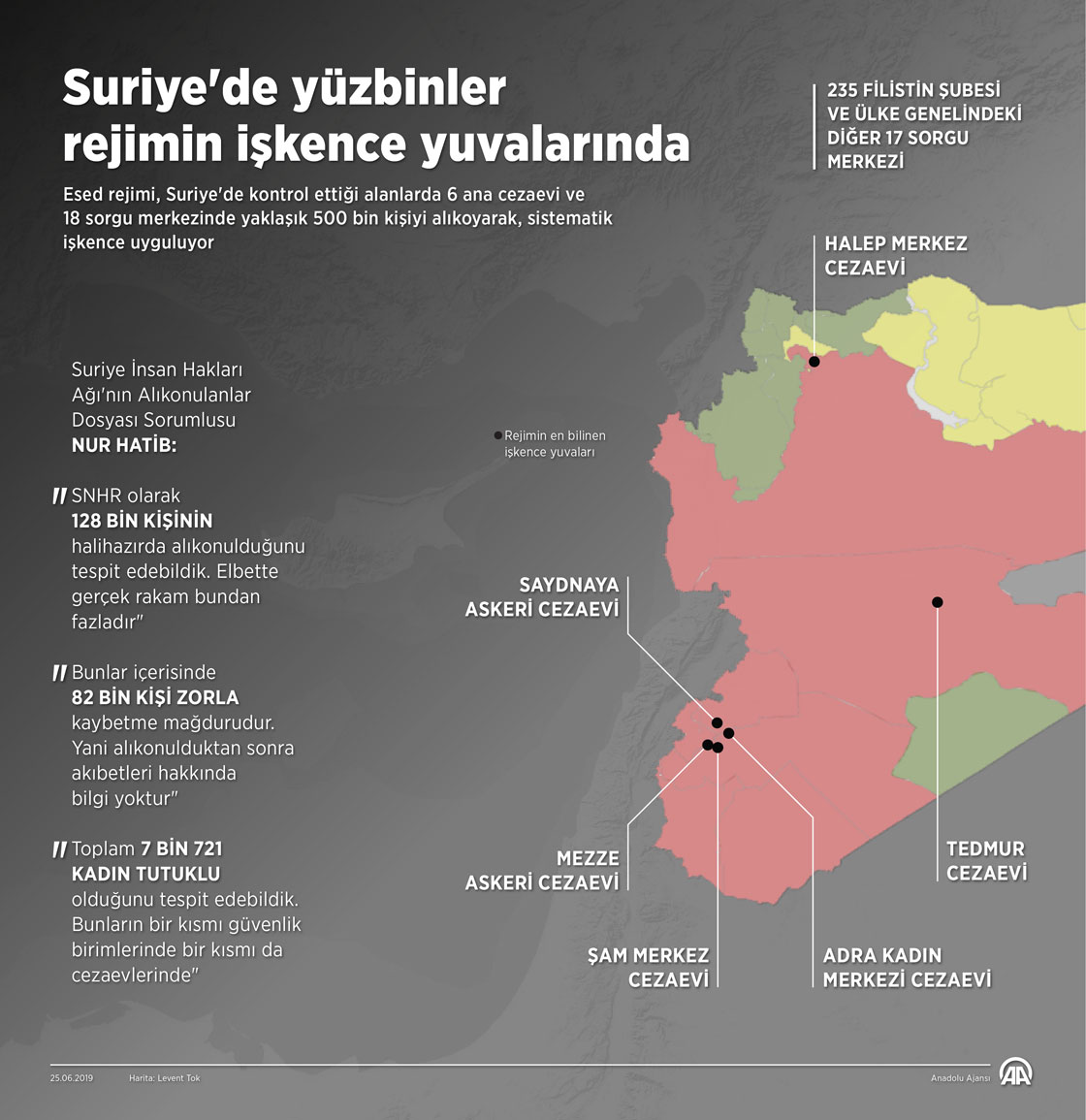 Suriye'de yüzbinler rejimin işkence yuvalarında