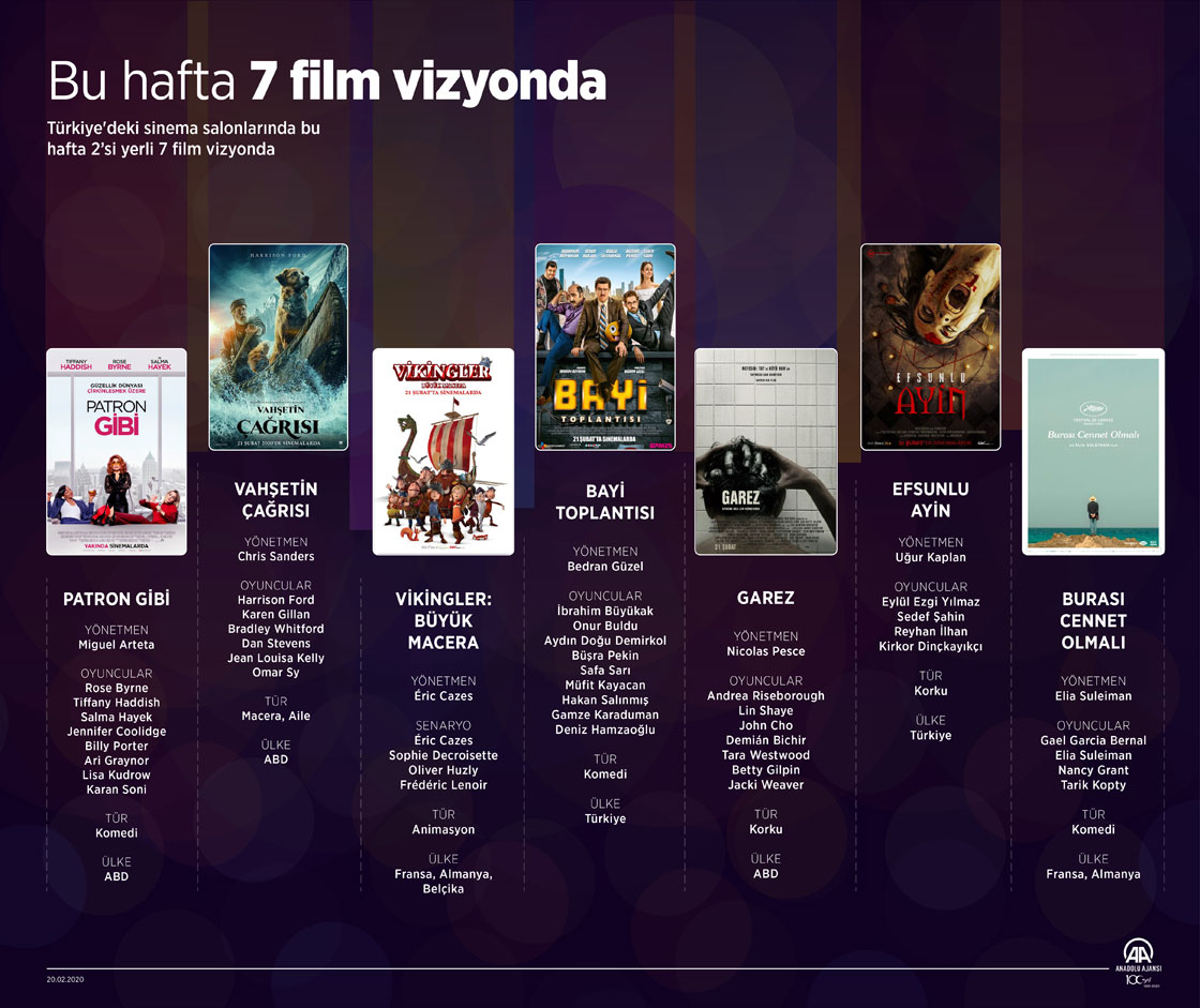Bu hafta 7 film vizyonda
