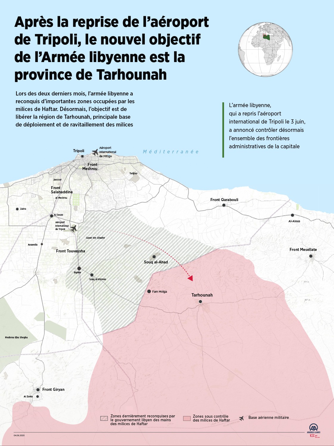 L’armée libyenne assiège Tarhouna et la milice de Haftar a quitté la ville