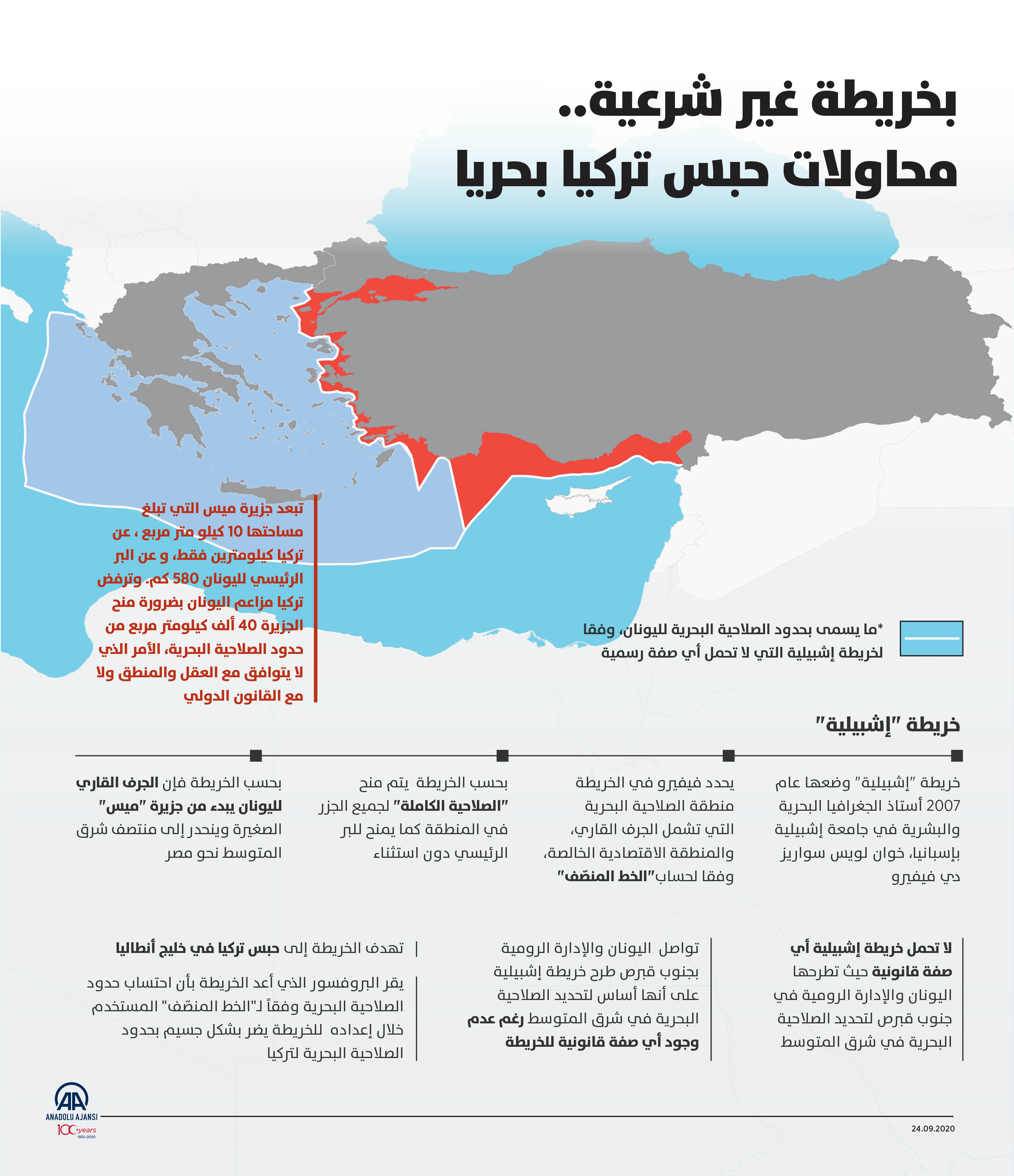 بخريطة غير شرعية..محاولات حبس تركيا بحريا