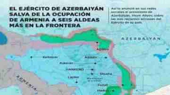 El ejército de Azerbaiyán salva de la ocupación de armenia a otras seis aldeas en la frontera