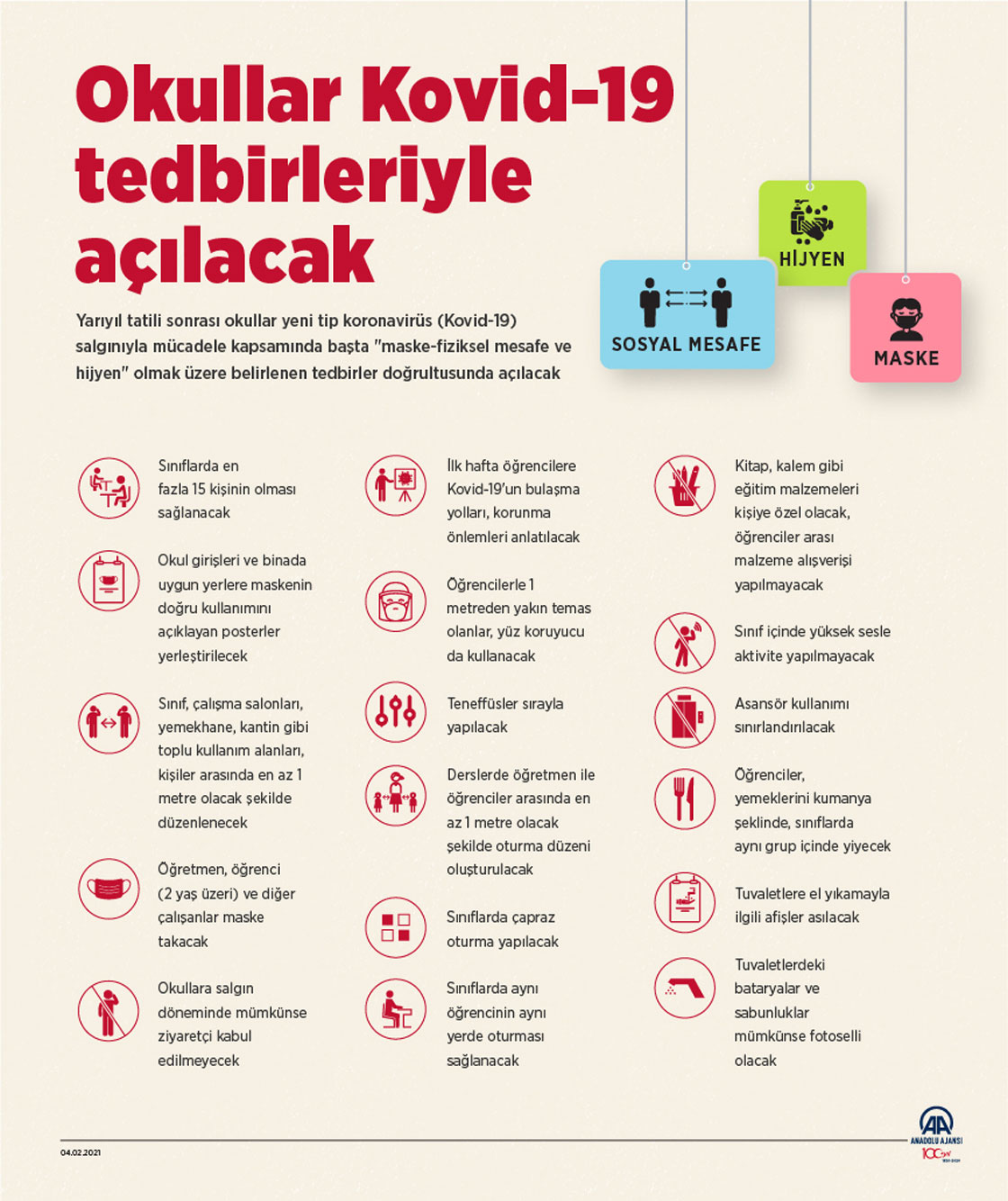 Okullar Kovid-19 tedbirleriyle açılacak