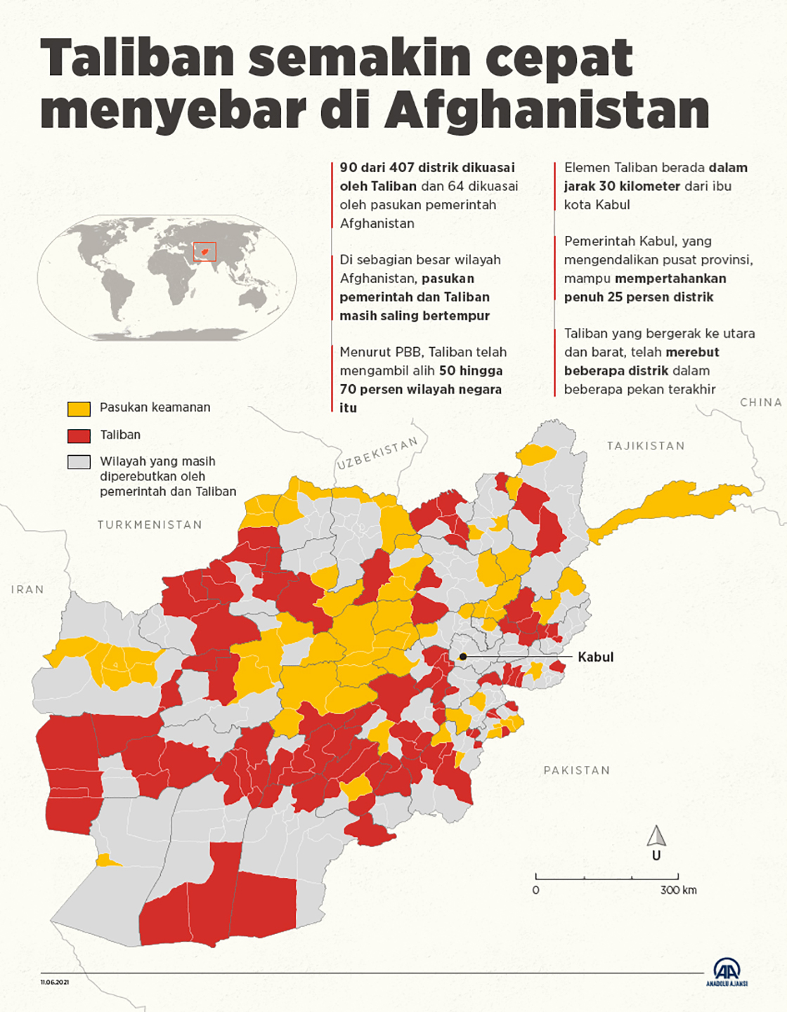 Taliban semakin cepat menyebar di Afghanistan