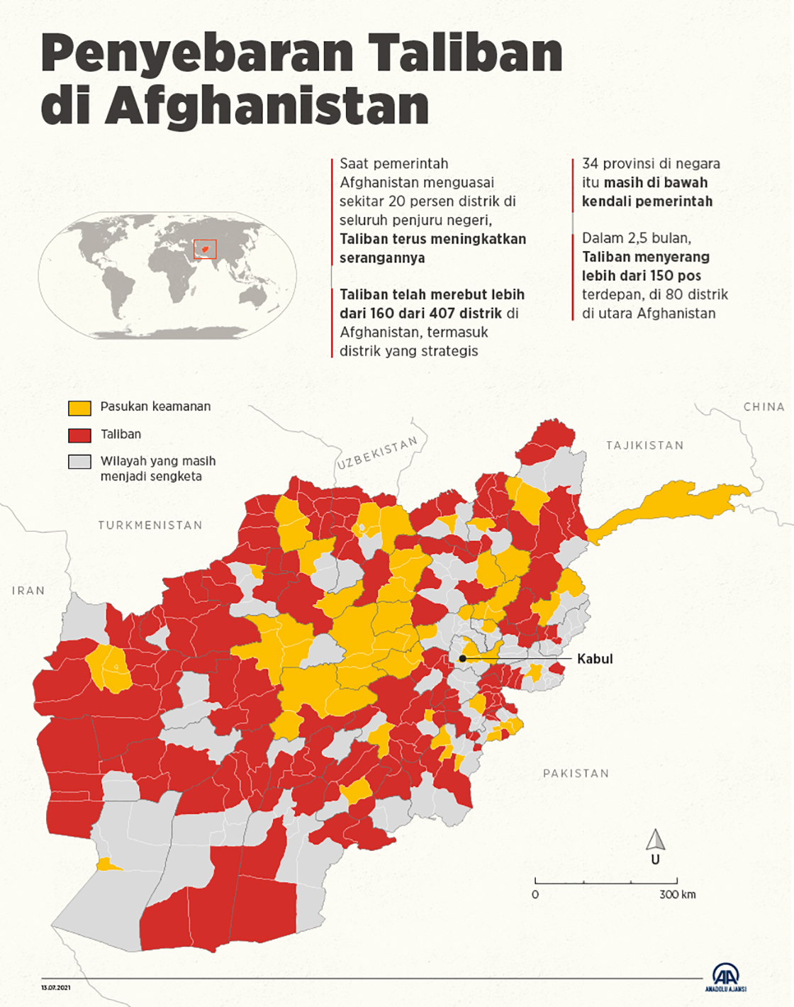 Penyebaran Taliban di Afghanistan 