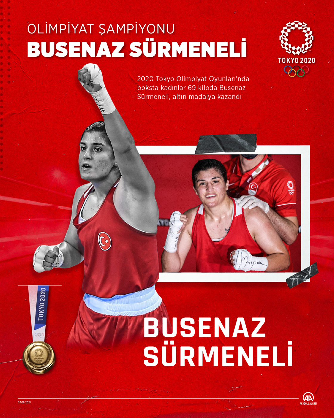 Busenaz Sürmeneli Olimpiyat Şampiyonu oldu