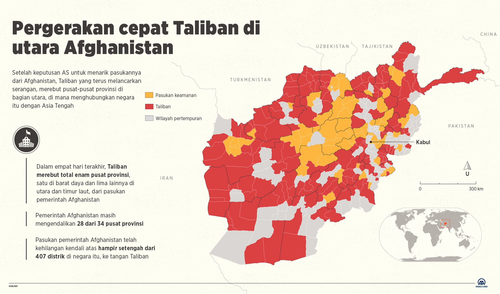 Pergerakan cepat Taliban di utara Afghanistan 