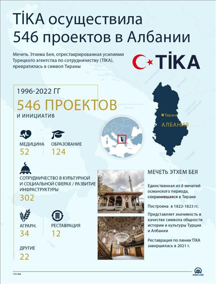 TİKA осуществила 546 проектов в Албании
