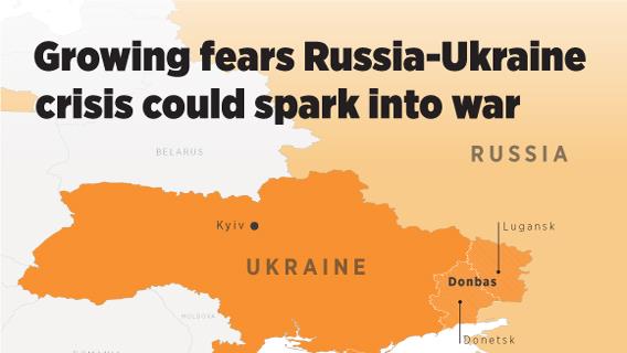 Growing fears Russia-Ukraine crisis could spark into war