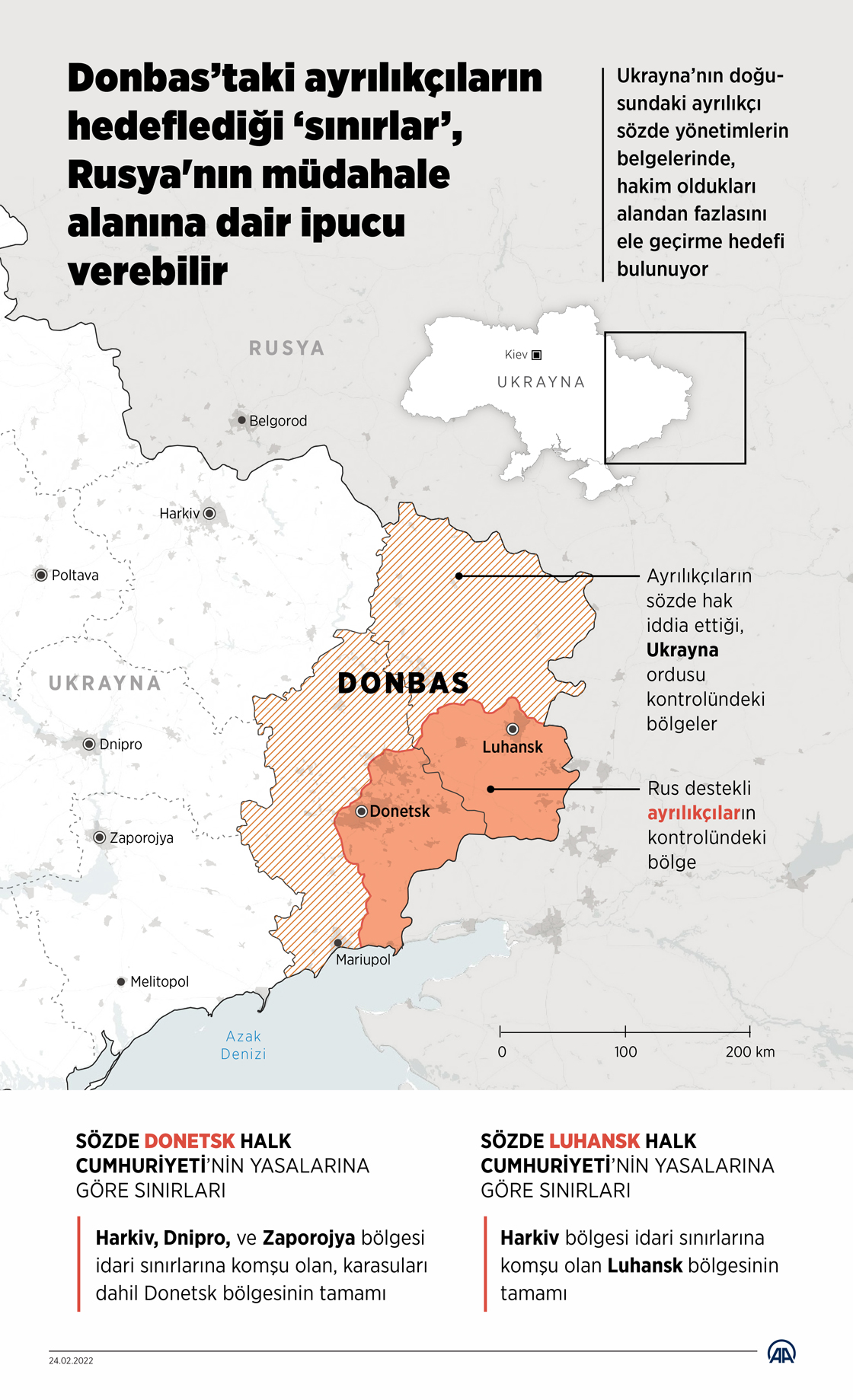 Donbas’taki sözde yönetimlerin sınır tanımlaması yeni çatışmaların sinyalini veriyor