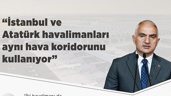 Bakan Ersoy, Atatürk Havalimanı'ndaki pistlerin yıkılmasına ilişkin soruları yanıtladı