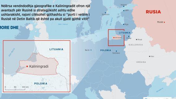 Kaliningradi, zona e re e krizës midis Rusisë dhe Perëndimit