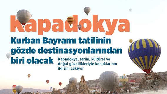 Kapadokya Kurban Bayramı tatilinin gözde destinasyonlarından biri olacak
