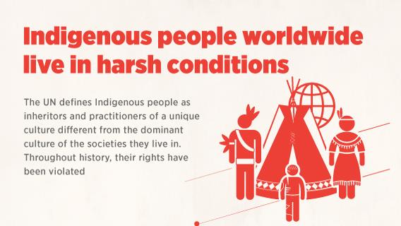 Indigenous people worldwide live in harsh conditions