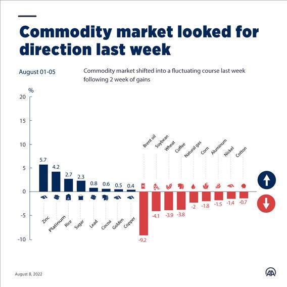 Commodity market looked for direction last week