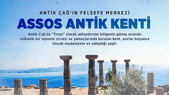 Antik Çağ'ın felsefe merkezi Assos Antik Kenti