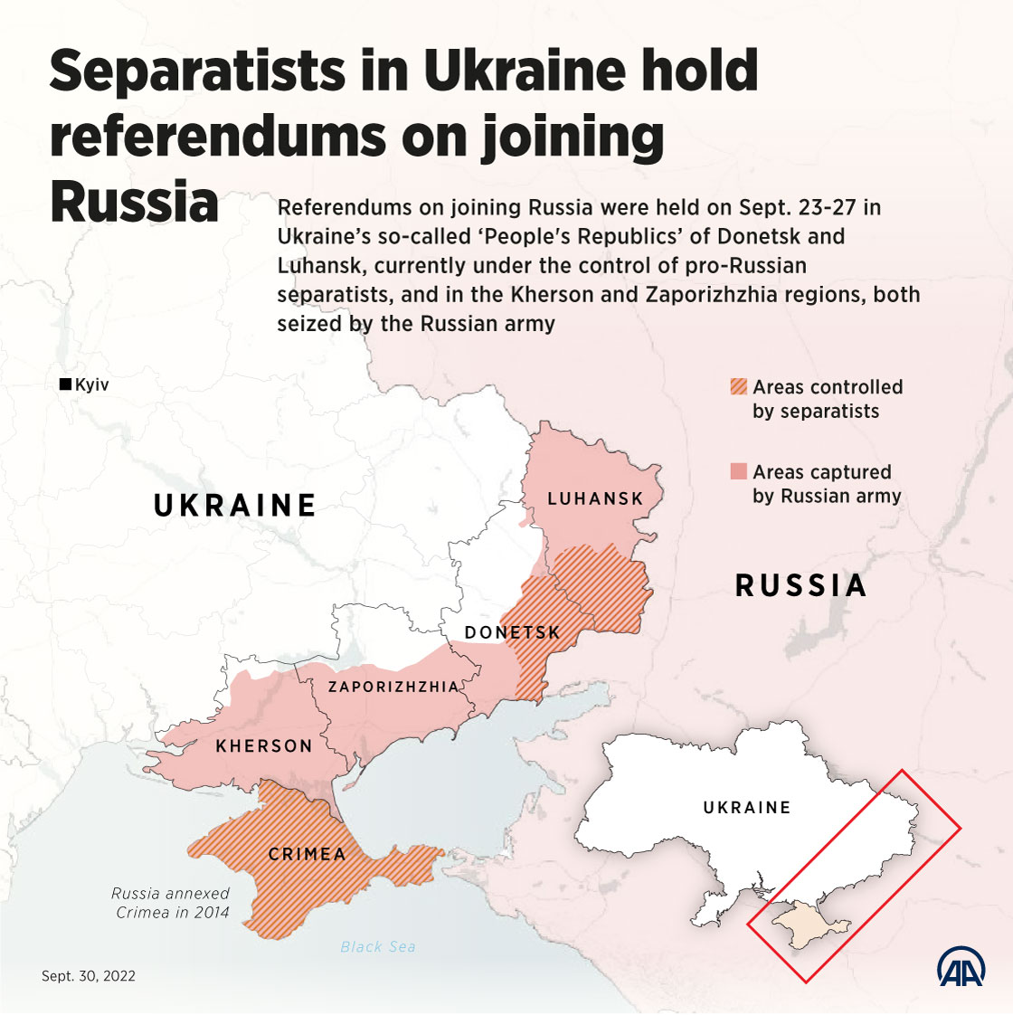 Separatists in Ukraine hold referendum on joining Russia
