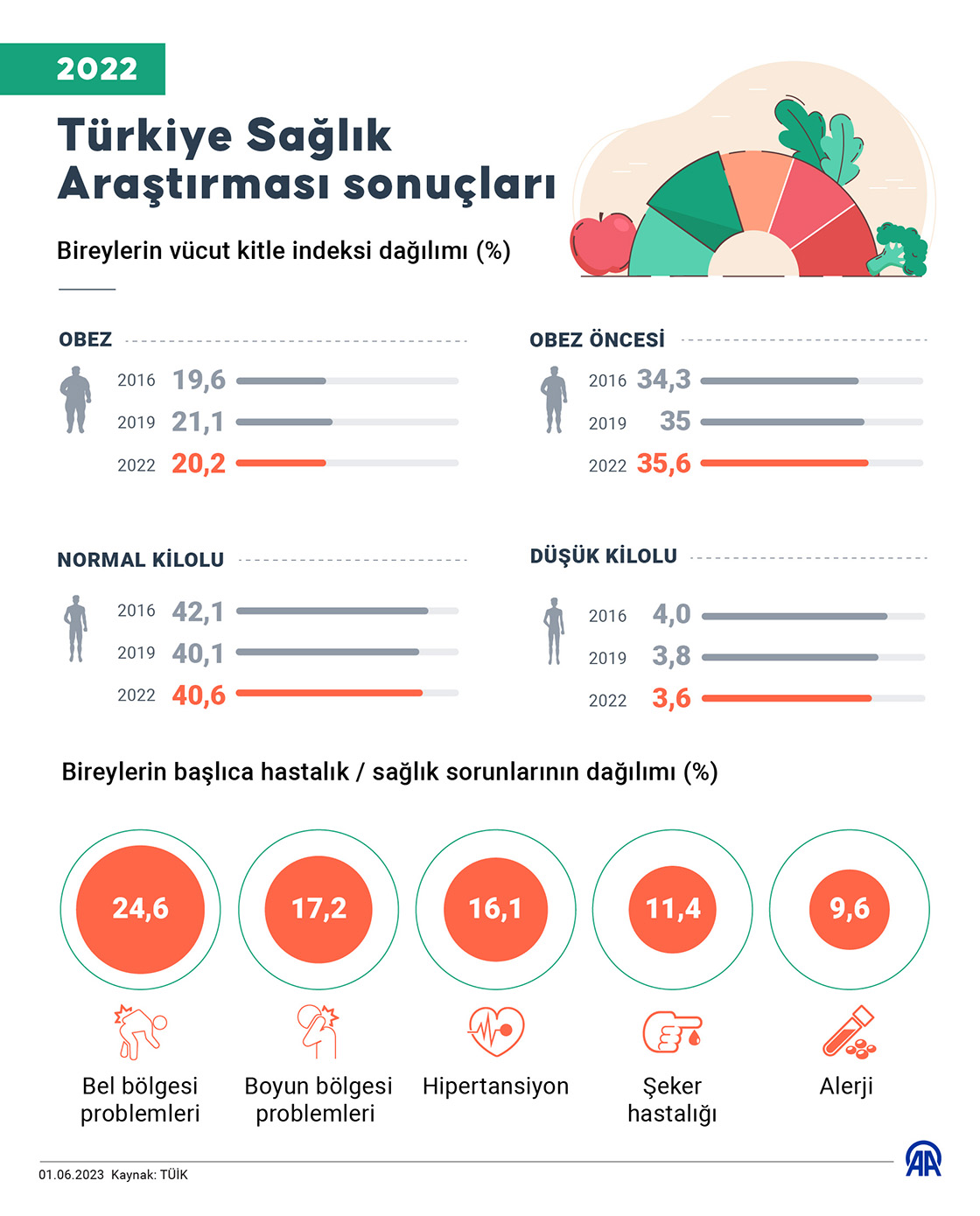 Türkiye Sağlık Araştırması sonuçları 2022