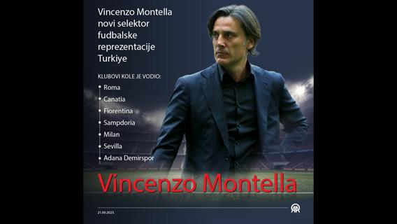Vincenzo Montella novi selektor fudbalske reprezentacije Turkiye