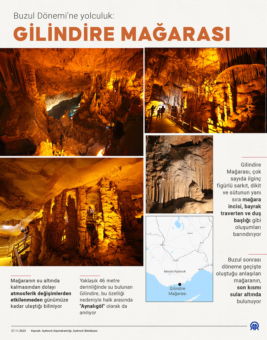 Buzul Dönemi'ne yolculuk: Gilindire Mağarası