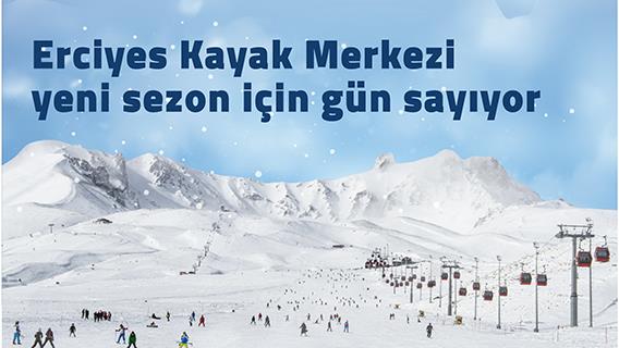 Erciyes Kayak Merkezi yeni sezon için gün sayıyor