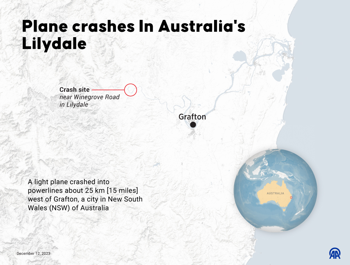 Plane crashes In Australia's Lilydale