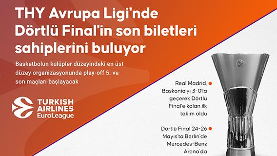 THY Avrupa Ligi'nde Dörtlü Final'in son biletleri sahiplerini buluyor