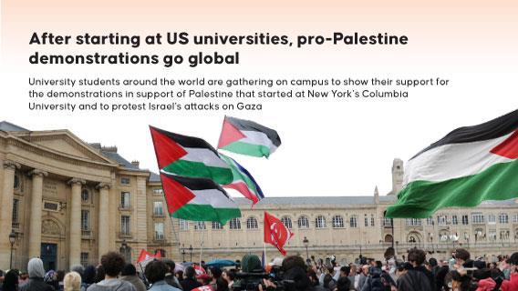 After starting at US universities, pro-Palestine demonstrations go global