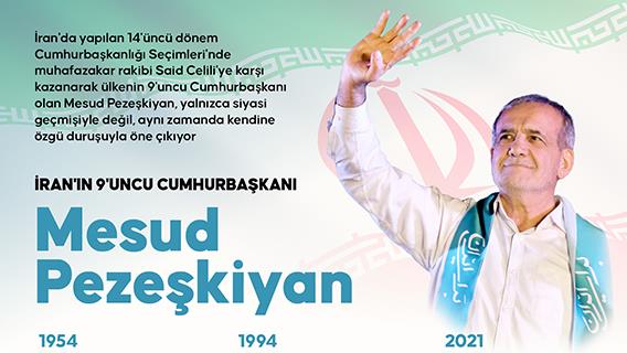 İran'ın 9'uncu Cumhurbaşkanı Mesud Pezeşkiyan