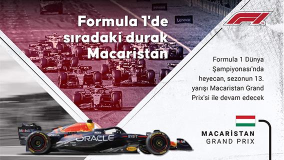 Formula 1'de heyecan Macaristan'da devam edecek