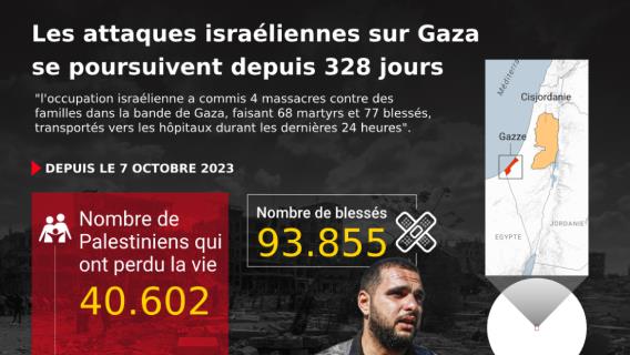 Bande de Gaza : Le ministère de la Santé local fait état d'un bilan de 40 602 tués par la guerre israélienne