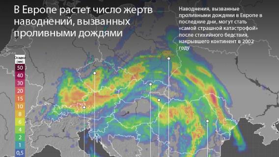 В Европе растет число жертв наводнений