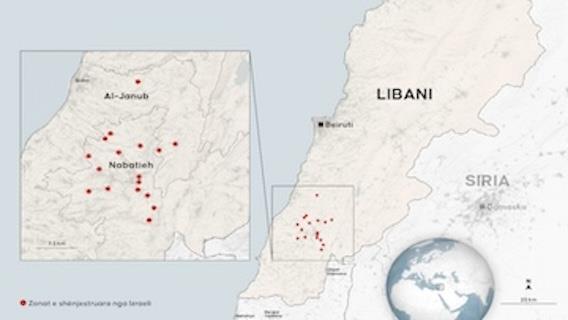 Avionët luftarak izraelitë kryejnë disa sulme ajrore në Liban