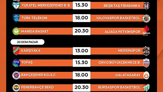 Basketbol Süper Lig maç programı