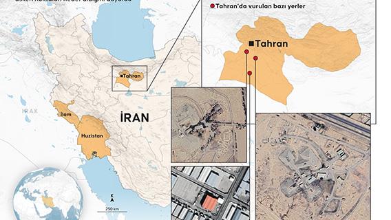 İsrail, İran'daki askeri hedefleri vurduğunu duyurdu