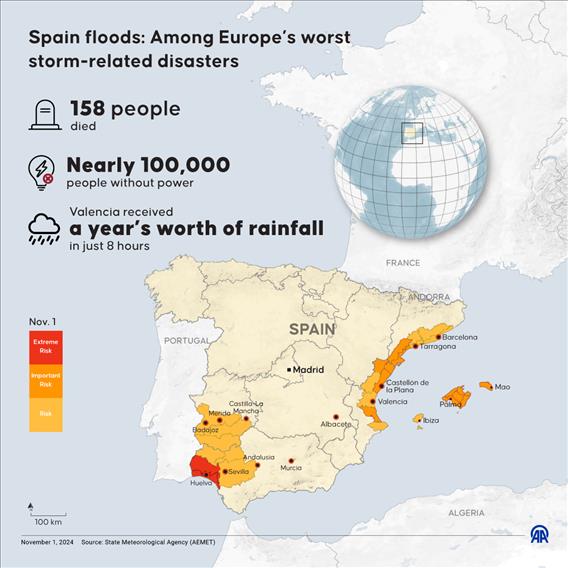 Spain floods: Among Europe’s worst storm-related disasters