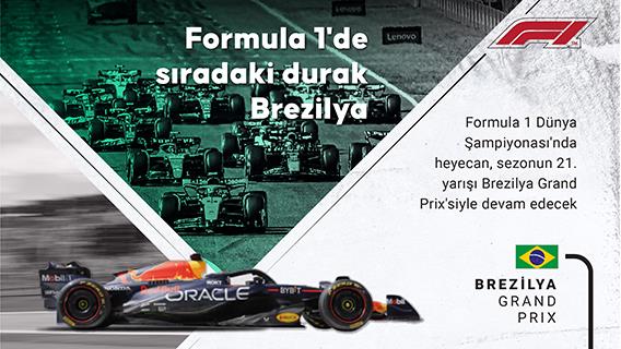 Formula 1'de sıradaki durak Brezilya