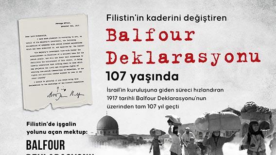 Filistin'in kaderini değiştiren Balfour Deklarasyonu 107 yaşında